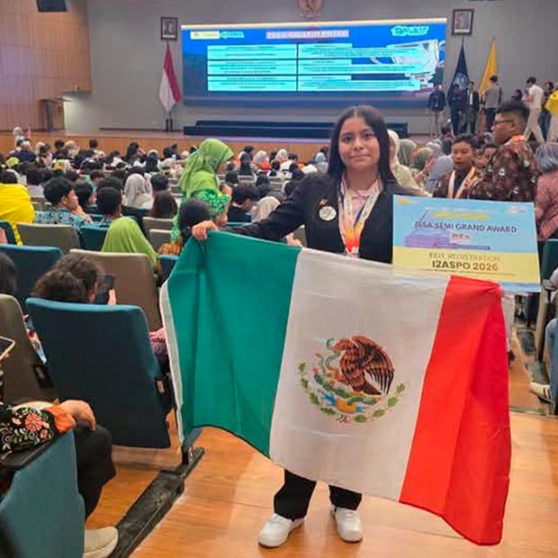 Ángela Karime Gana Medalla de Oro en Indonesia con Extintor Acústico